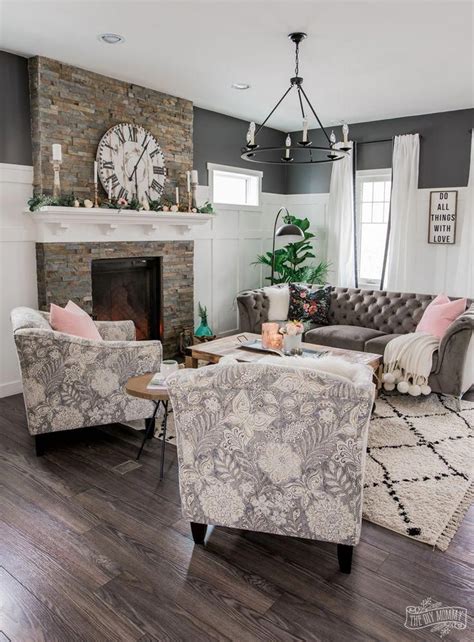 A Cozy Rustic Glam Living Room Makeover For Fall Rustic Glam Living