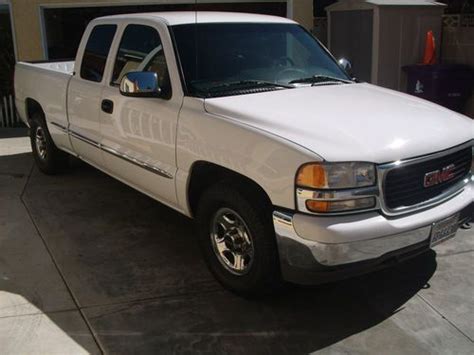 Purchase Used 2001 Gmc Sierra 1500 Sle Extended Cab Pickup 4 Door 48l