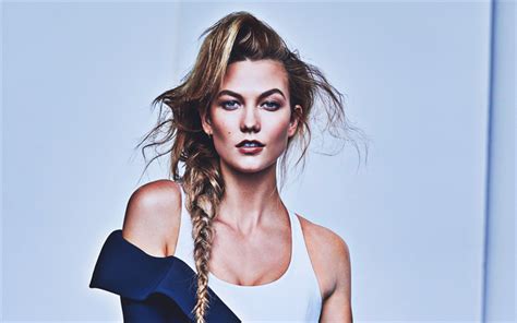 Download Wallpapers Karlie Kloss 2018 American Celebrity Woman With