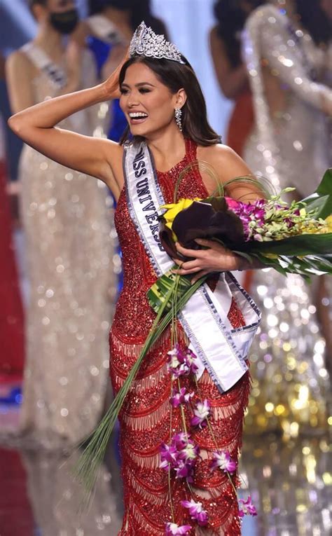 Who Is Miss Universe 2021 Miss Mexico Andrea Meza Is Crowned Miss Universe Onstage At The