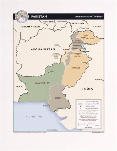 Pakistan Administrative Divisions Library Of Congress