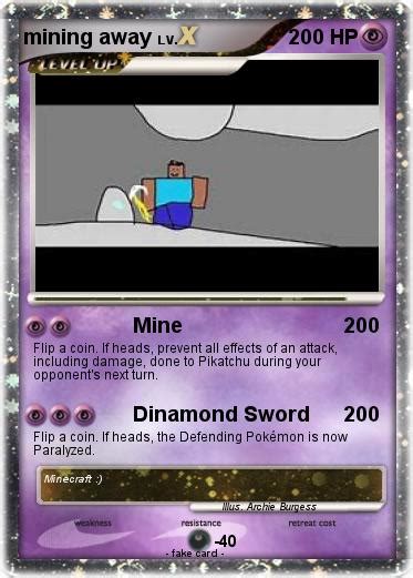 Pokémon Mining Away 1 1 Mine My Pokemon Card