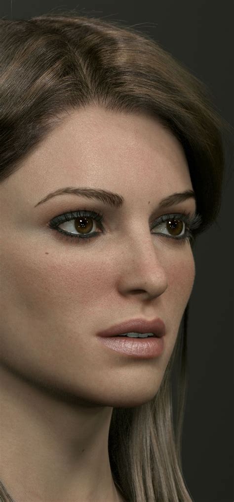 Wonderful Woman Realistic 3d Art By Luc Begin With Images Model Face Portrait Model