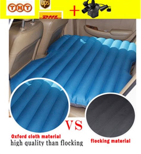 Car Travel Inflatable Mattress Car Inflatable Bed Air Bed Cushion Thickening Sex Sleep Blue