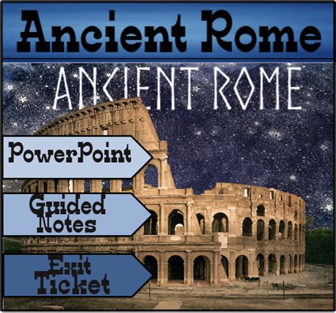 Ancient Rome Powerpoint Amped Up Learning Ancient Rome Lessons