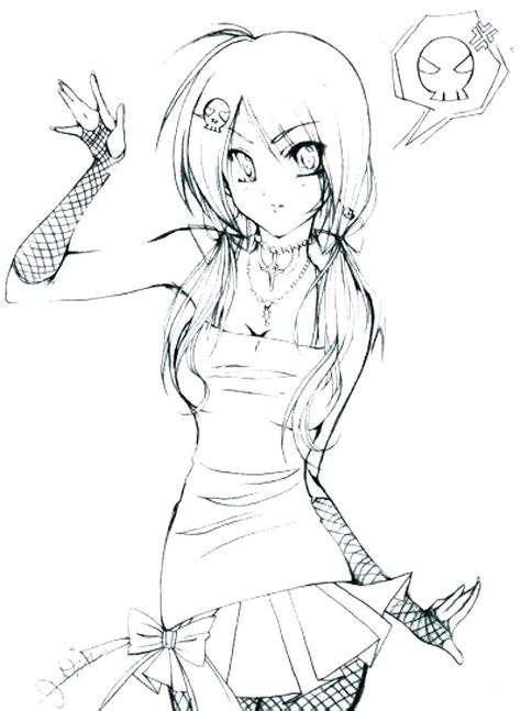 Cool Anime Coloring Pages at GetColorings.com | Free printable