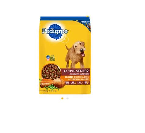 Pedigree Active Senior Roasted Chicken Rice And Vegetable Flavor Dry
