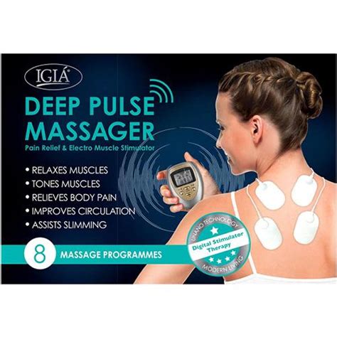 Igia Deep Pulse Stimulation Massager Retail Therapy Online