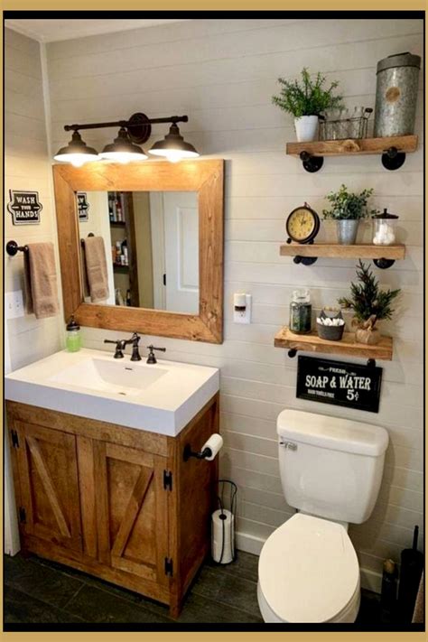 10 Rustic Decor Ideas For Bathroom