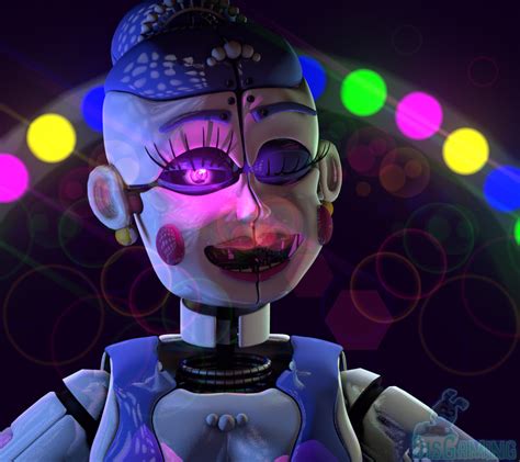 C4d Fnaf Sl Ballora In The Stage By Disgaminganimations