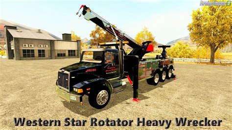 Western Star Rotator Heavy Wrecker V10 For Fs 17 Download Simulator