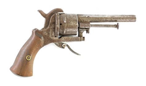 A Small Late 19th Century Belgian Pinfire Revolver Feb 04 2022