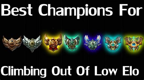 The Best Champions For Climbing Out Of Low Elo League Of Legends