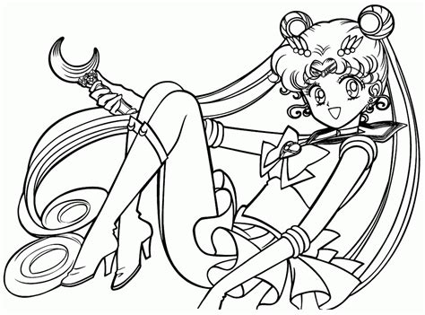 Sailor Moon Anime Coloring Pages