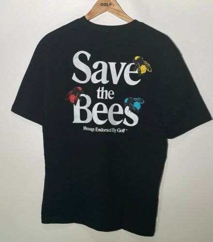 Golf Wang Save The Bees Tee Black Ebay