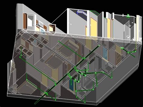 Revit Mep Bim Model With A High Level Of Detailing For Residential