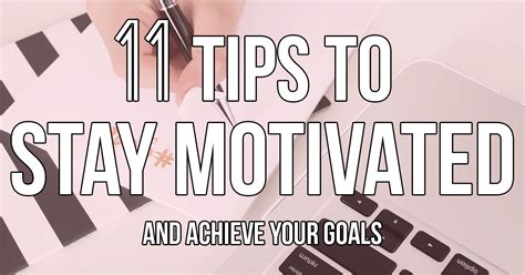 11 Tips To Stay Motivated And Achieve Your Goals Nikkis Plate