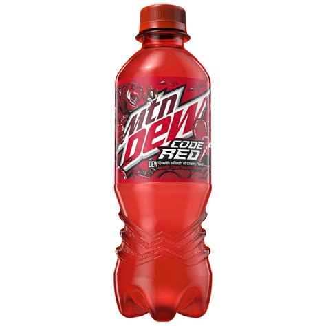 Mountain Dew Code Red Dew With A Rush Of Cherry Flavor Smartlabel