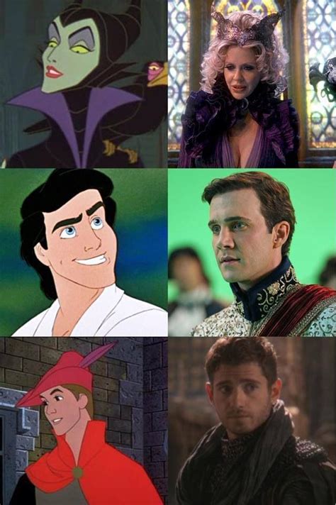 Disney Characters And Their Once Upon A Time Counterparts Part 5
