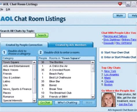 Aol Chat Rooms Rnostalgia