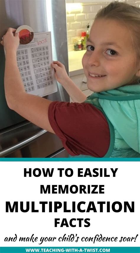How Memorizing Multiplication Tables Made My Childs Confidence Soar