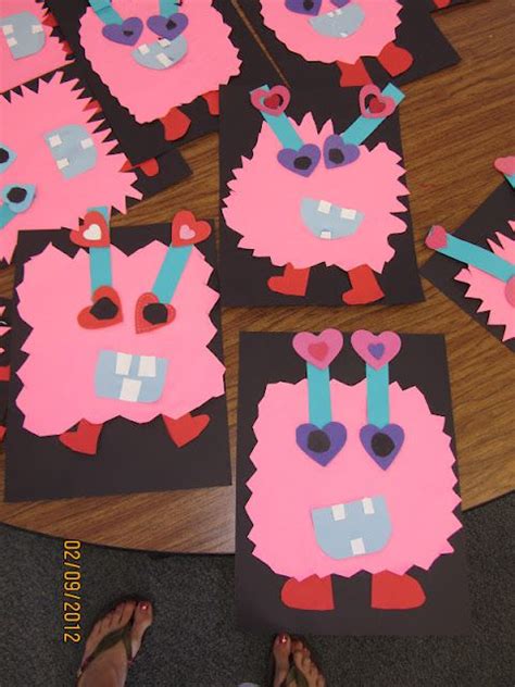 Love Monster Art And Writing Pretty Cute Kindergarten Valentines