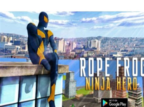 Rope Frog Ninja Mod Apk Hero Games Ninja Mod