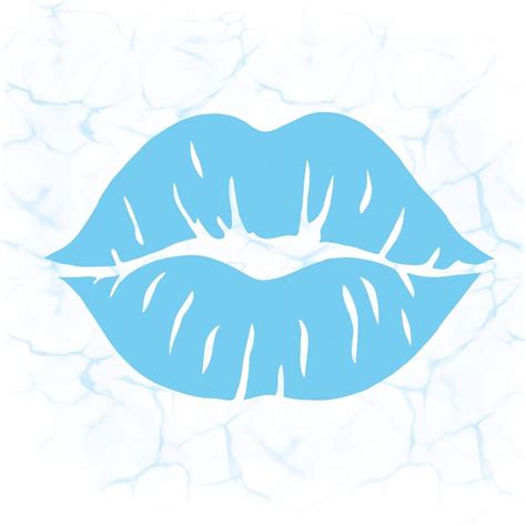 Blue Lips Svg Lips Svg Lips Png Kiss Svg Shirt Kiss Svg Lips Shirt