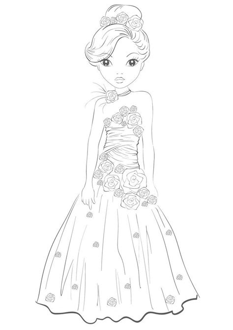 Hier lade ich vorlagen zum ausdrucken hoch. Princess Dress by funandcake | Top model malen, Topmodel ...