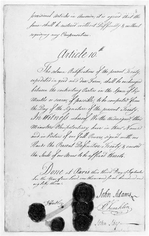 Treaty Of Paris 1783 Photograph By Granger