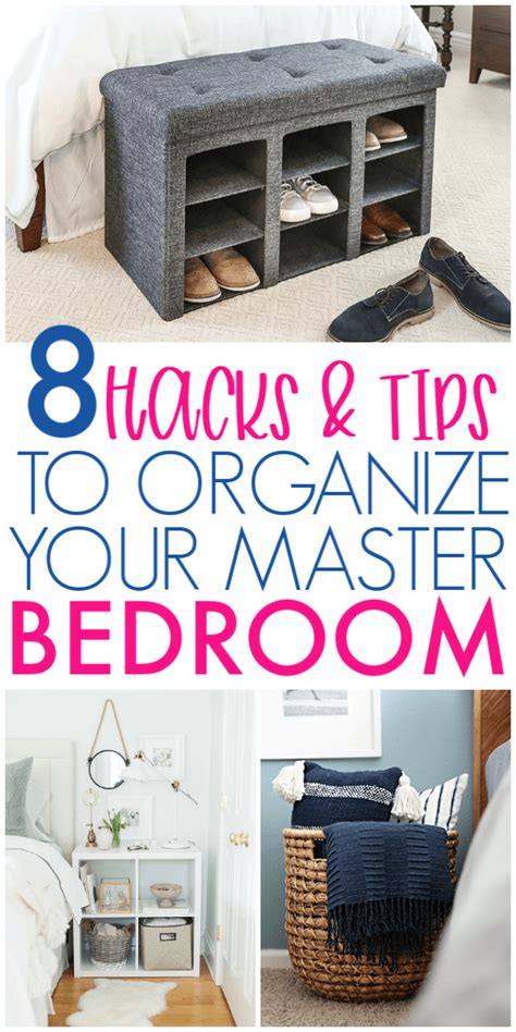 8 Ways To Simplify And Organize Your Master Bedroom Organization Obsessed