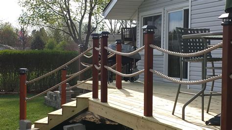 Fantastic Outdoor Rope Railing Railing Design