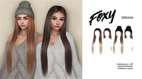 Second Life Marketplace Foxy Dream Hair Grayscale