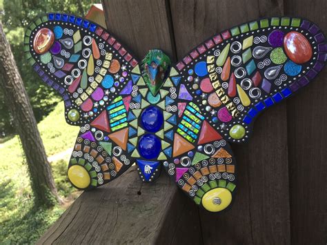 Custom Mosaic Butterfly By Tina Wise Crackin Mosaics Mosaic