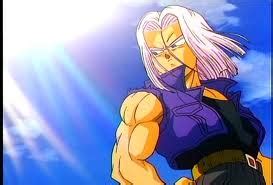 Characters → earthlings with saiyan blood → dragon team → alternate timeline. games,products,and more: trunks with his long hair