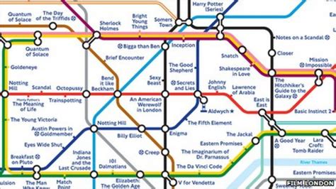 Tube Map Retraces London Film Location History Bbc News