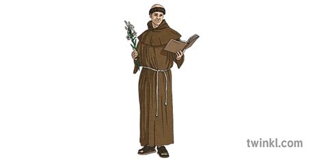 Saint Anthony Of Padua Ilustración