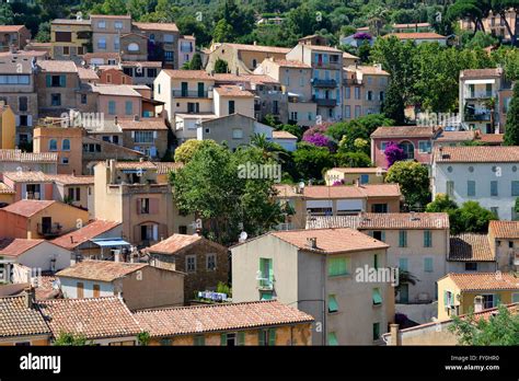 Bormes Les Mimosas Village In France Stock Photo Royalty Free Image