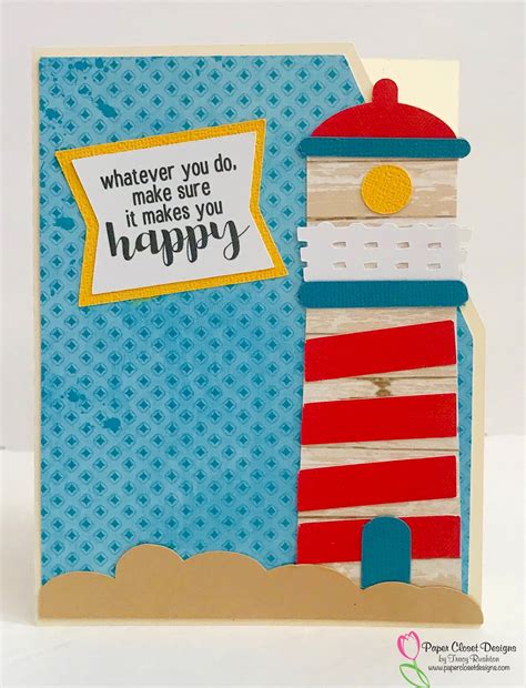 Could shorten time for you if necessary. Lighthouse Card - Paper Closet Designs