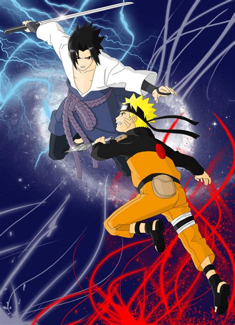 Naruto Vs Sasuke By Grivitt On Deviantart