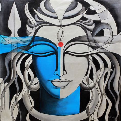 Image Result For Indian Abstract Painting Shiva Art Modern Art