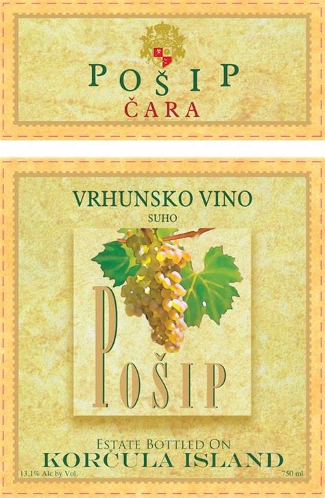 Vinarija Posip Cara Wine Learn About And Buy Online