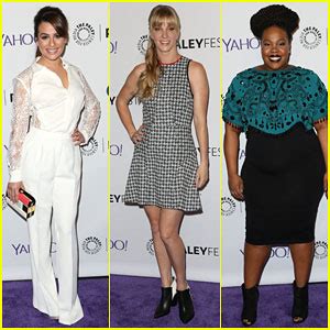 Lea Michele Is Filled With Glee At Paleyfest Amber Riley