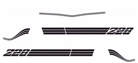 Car And Truck Parts 1980 1981 Chevrolet Camaro Z28 Stripes Decals 3 Color