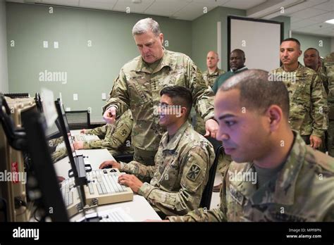 Us Army Chief Of Staff Gen Mark A Milley Visits With Soldiers