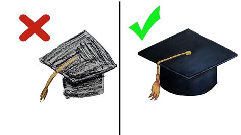 How To Draw A Graduation Cap Step By Step How To Draw Easy Easy
