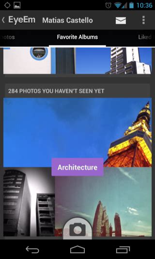 Eyeem Android Feeds Screenshot Mobile Design Patterns Android App