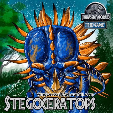Stegoceratops By Wingzerox86 On Deviantart Dino Jurassic World Jurassic World Characters