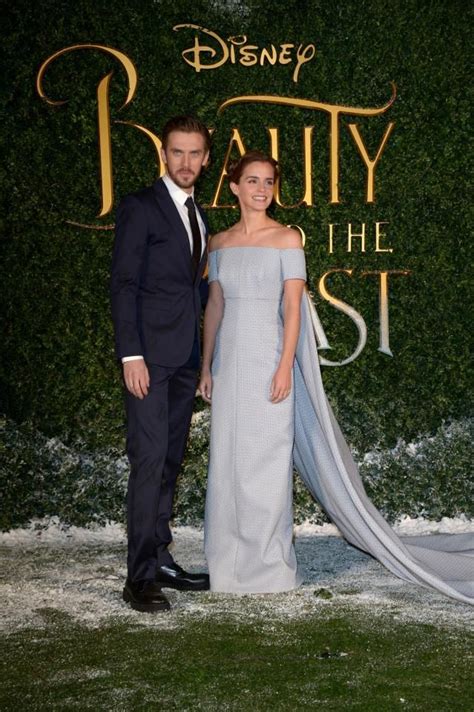 What A Fine Couple The Titular Actors Both Looked Dashing Dan Stevens Emma Watson Beauty And