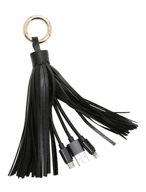 2 In 1 Usb Clip Tassel Charging Cable Hot Topic